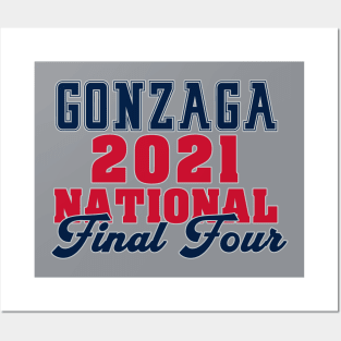 Gonzaga 2o21 final four Posters and Art